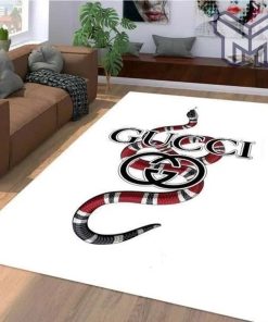 Gucci snake white luxury area rug for living room bedroom carpet home decorations mat