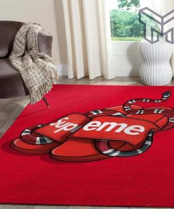 Gucci supreme luxury area rug for living room bedroom carpet home decorations mat