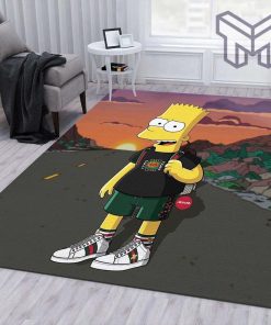 Gucci the simpsons luxury area rug for living room bedroom carpet home decorations mat type 1