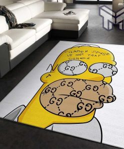 Gucci the simpsons luxury area rug for living room bedroom carpet home decorations mat type 2