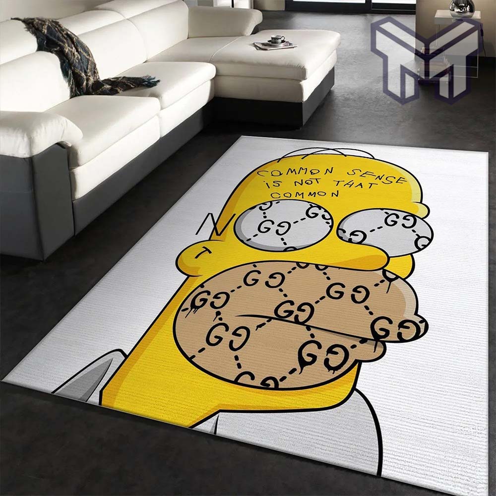 Gucci the simpsons luxury area rug for living room bedroom carpet home decorations mat type 2