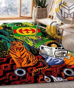 Gucci tiger luxury area rug for living room bedroom carpet home decorations mat