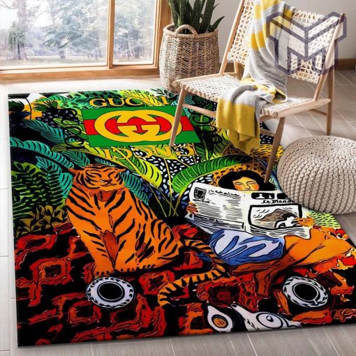 Gucci tiger luxury area rug for living room bedroom carpet home decorations mat