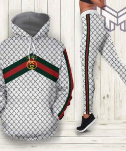Gucci white hoodie leggings luxury brand clothing clothes outfit for women hot 2023