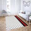 Gucci white luxury area rug 08 for living room bedroom carpet floor mats keep warm in winter mat