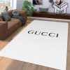 Gucci white luxury area rug for living room bedroom carpet floor mats keep warm in winter mat type01