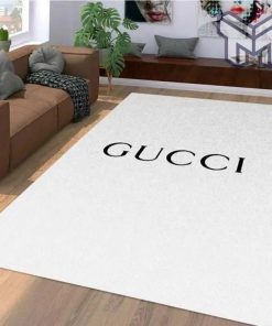 Gucci white luxury area rug for living room bedroom carpet floor mats keep warm in winter mat type01