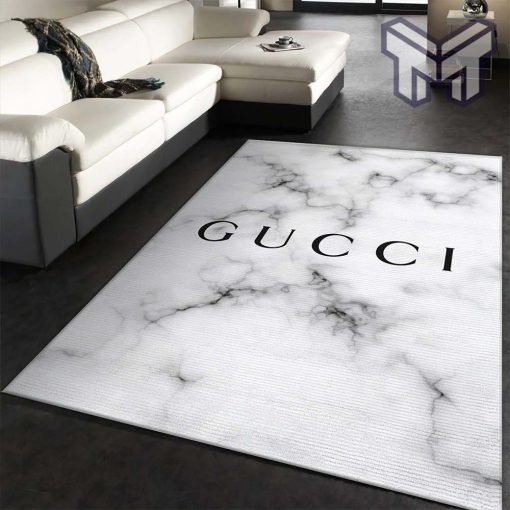 Gucci white luxury area rug for living room bedroom carpet floor mats keep warm in winter mat type02