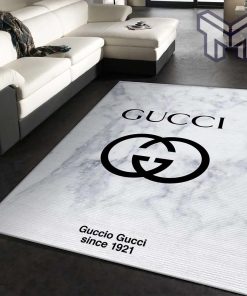 Gucci white luxury area rug for living room bedroom carpet floor mats keep warm in winter mat type05