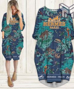 Hermes batwing pocket dress luxury brand clothing clothes outfit for women hot 2023