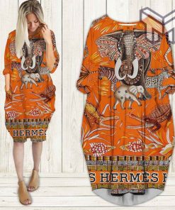 Hermes batwing pocket dress luxury brand clothing clothes outfit for women hot 2023 Type01