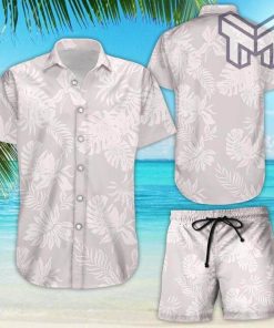 Hibiscus Hawaiian Shirt White On White Classic Hibiscus Button Down Shirt Hawaii Gift