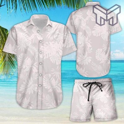 Hibiscus Hawaiian Shirt White On White Classic Hibiscus Button Down Shirt Hawaii Gift