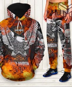 Hoodie harley davidson unisex sweatpant trouser with pocket sports clothing new hot 2023
