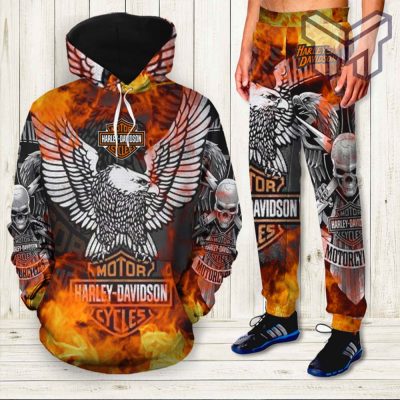 Hoodie harley davidson unisex sweatpant trouser with pocket sports clothing new hot 2023