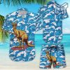 Kangaroo Shirt For Dad Kangaroo Surfing Tropical Summer Hawaiian Shirt Kangaroo Themed Gifts