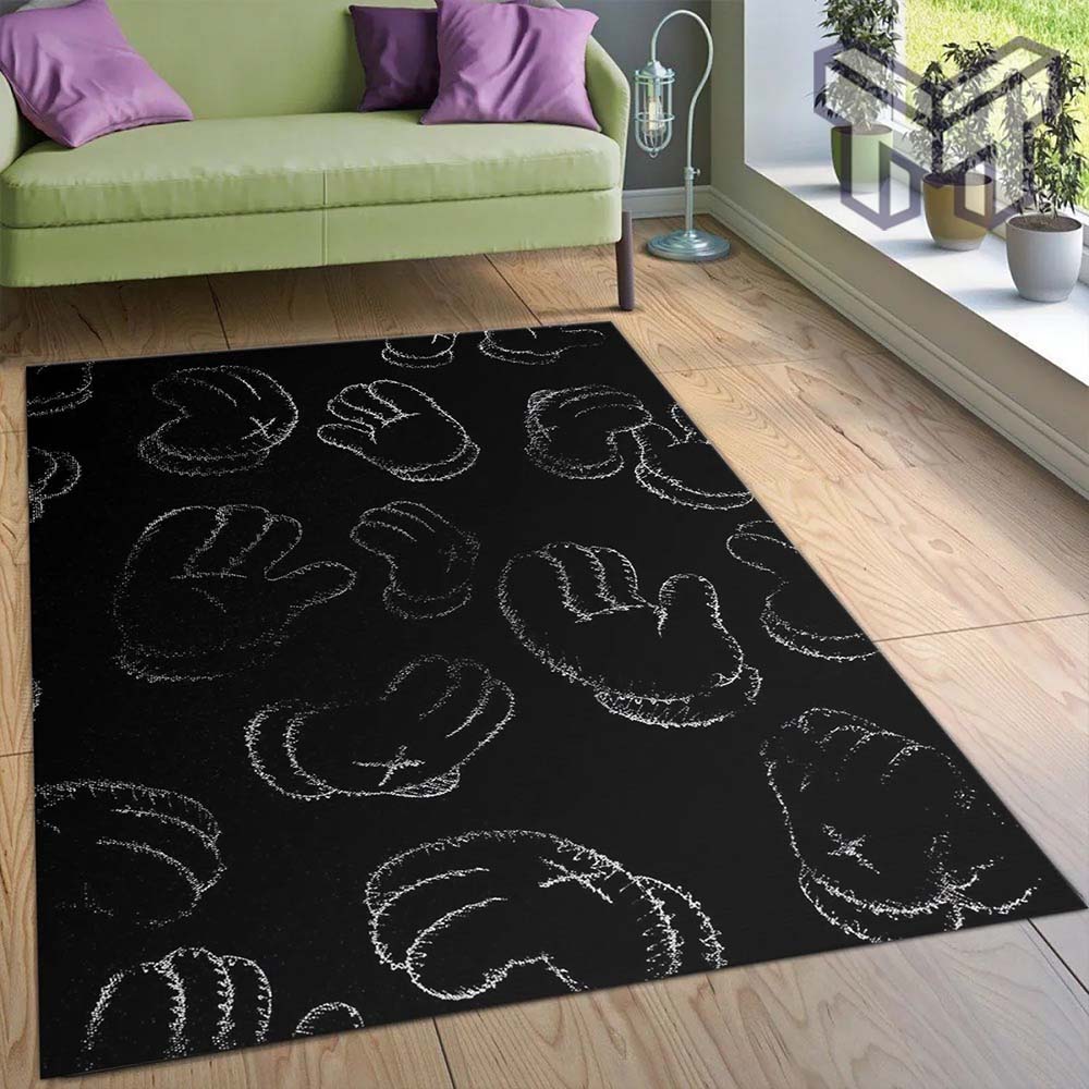 Kaws area rug for christmas bedroom rug christmas gift us decor type01
