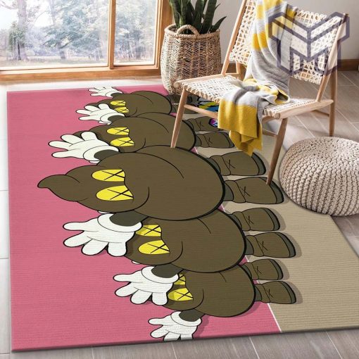 Kaws area rug living room rug carpet christmas gift floor mats keep warm in winter