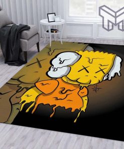 Kaws bart fashion brand area rug for christmas living room rug floor decor home decorations