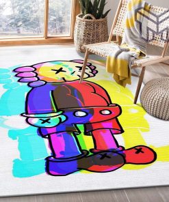 Kaws fashion brand area rug carpet bedroom rug us gift decor