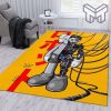 Kaws fashion brand area rug for christmas bedroom rug christmas gift us decor