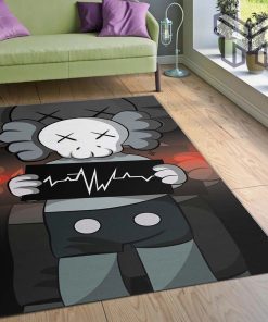 Kaws fashion brand area rug for christmas living room rug floor decor home decorations