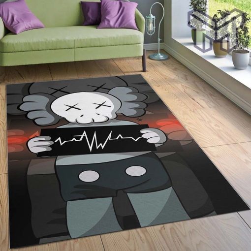 Kaws fashion brand area rug for christmas living room rug floor decor home decorations