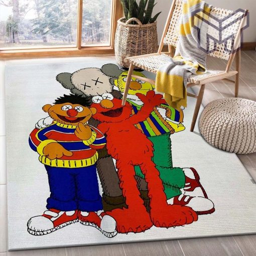 Kaws fashion brand area rug living room rug home us decor