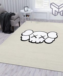 Kaws head rug bedroom rug us gift decor