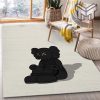 Kaws illustration area rug living room rug us gift decor