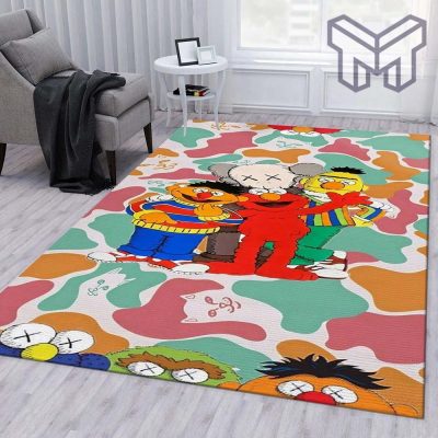 Kaws jvrrr style fashion brand area rug living room rug christmas gift floor mats keep warm in winter