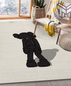 Kaws small lie figure area rug carpet bedroom rug us gift decor