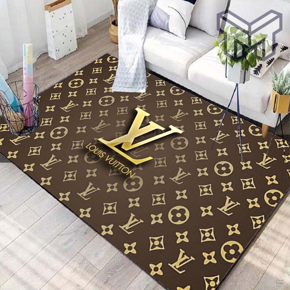 Louis vuitton rug living room rug us gift decor - Muranotex Store