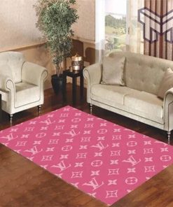 Louis vuitton Lv pink living room carpet rugs