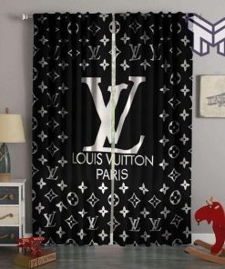 Louis vuitton amazing luxury brand window curtain living room window decor,curtain waterproof with sun block