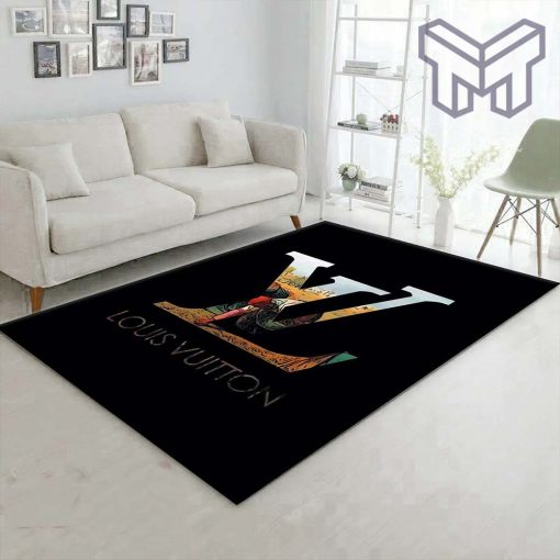 Louis vuitton area rugs living room rug christmas gift us decor