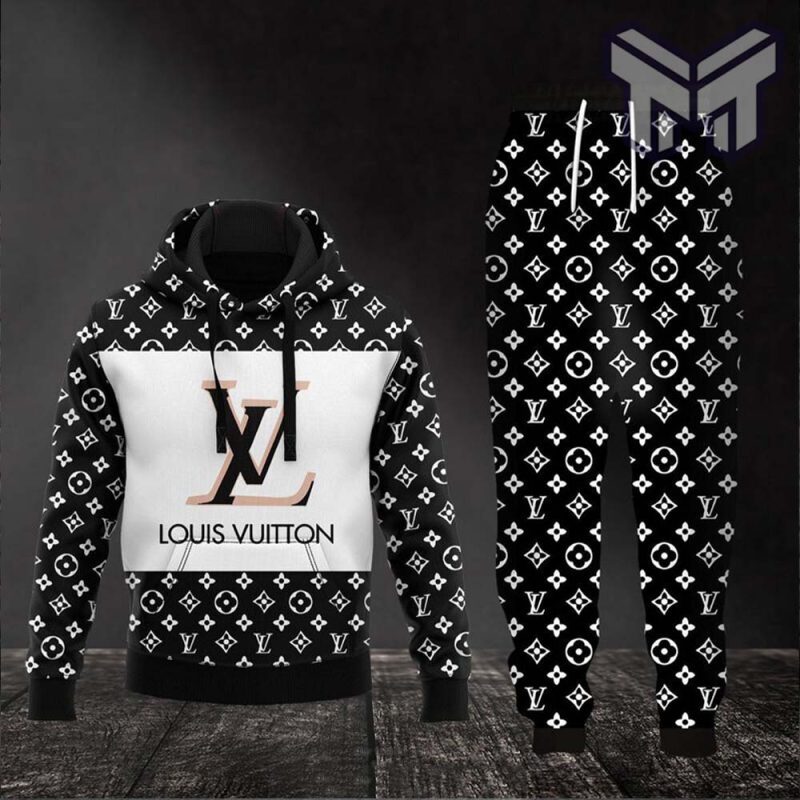 Louis Vuitton Blue Hoodie Sweatpants Pants LV Luxury Brand Clothing Clothes  Outfit For Men HT