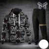 Louis vuitton black hoodie sweatpants pants hot 2023 lv luxury brand clothing clothes outfit for men type01