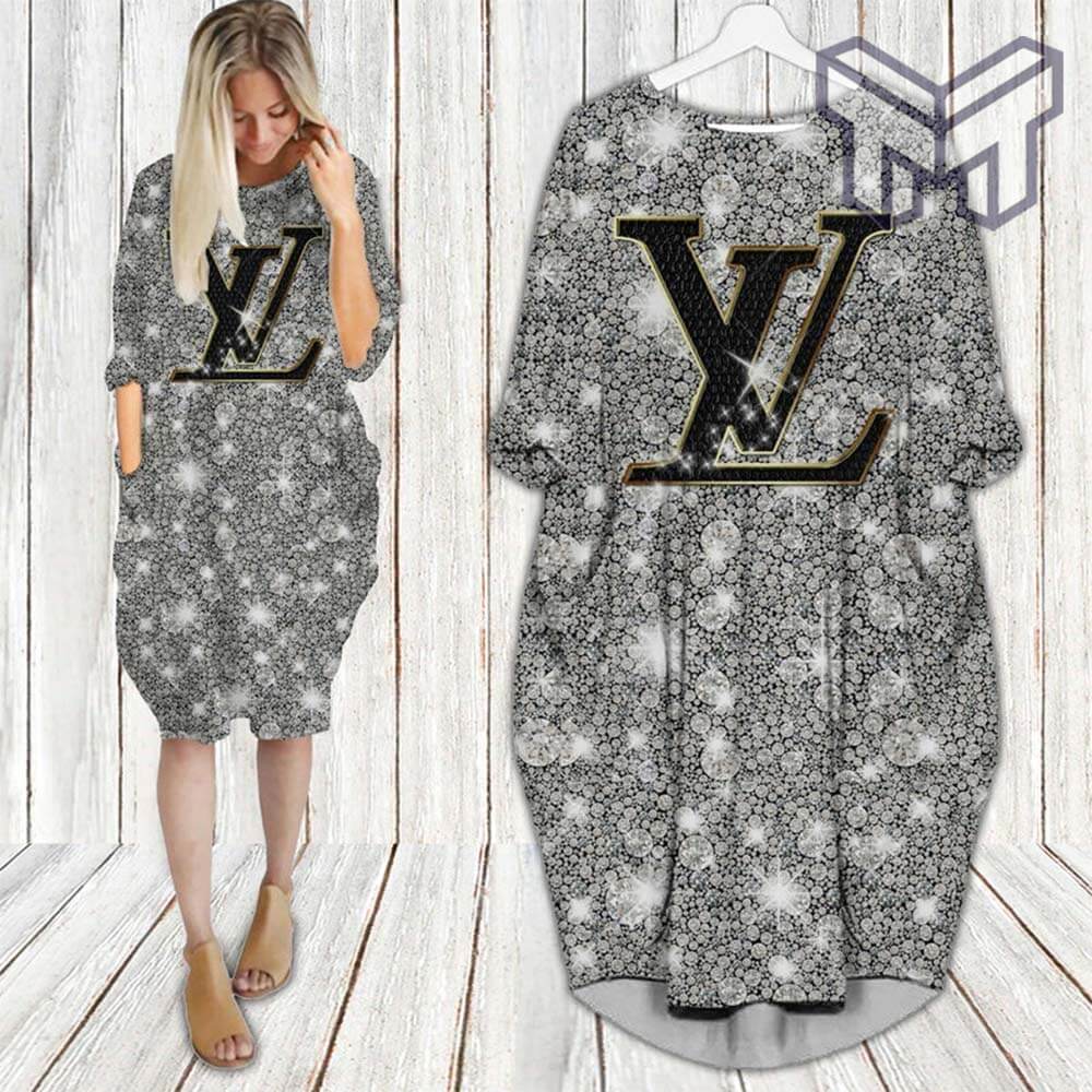 Louis vuitton batwing pocket dress lv luxury brand clothing clothes outfit  for women in 2023