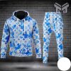 Louis vuitton blue hoodie sweatpants pants hot 2023 lv luxury brand clothing clothes outfit for men type02
