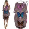 Louis vuitton butterfly batwing pocket dress lv luxury brand clothing clothes outfit for women hot 2023