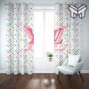 Louis vuitton colorful luxury fashion window curtain trending 2023 for home decor