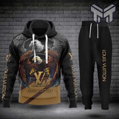 Louis vuitton eagle hoodie sweatpants pants hot 2023 lv luxury clothing clothes outfit for men