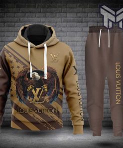 Louis vuitton eagle hoodie sweatpants pants hot 2023 lv luxury clothing clothes outfit for men type01