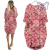 Louis vuitton flower batwing pocket dress lv luxury brand clothing clothes outfit for women hot 2023