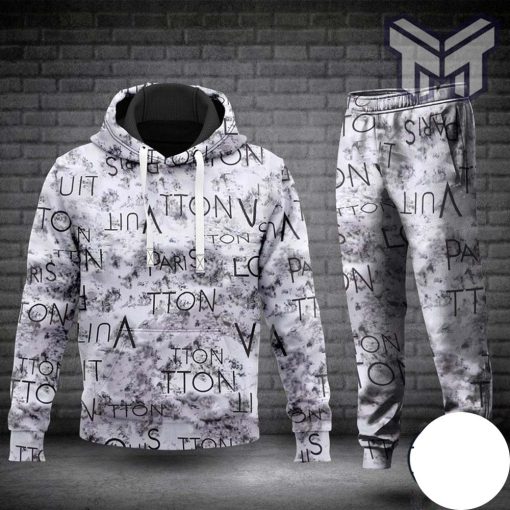 Louis vuitton grey hoodie sweatpants pants hot 2023 lv luxury brand clothing clothes outfit for men