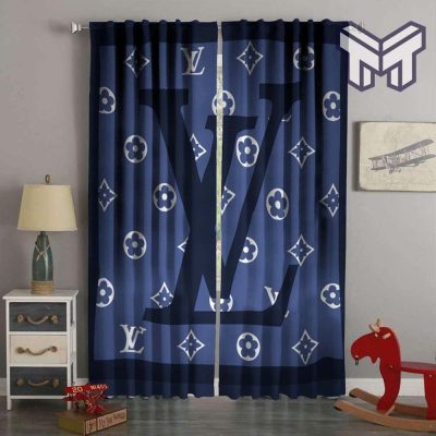 Louis vuitton hot luxury brand window curtain living room window decor,curtain waterproof with sun block