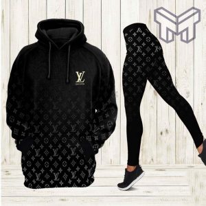 Louis vuitton black hoodie sweatpants pants hot 2023 lv luxury brand  clothing clothes outfit for men - Muranotex Store