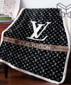 Louis vuitton luxury premium brand blanket fleece thin blanket to keep warm