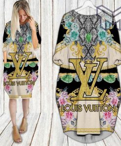 Louis vuitton lv batwing pocket dress luxury clothing clothes outfit for women hot 2023